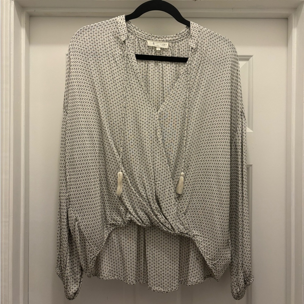 Lou & Grey for LOFT Boho Top Size Large